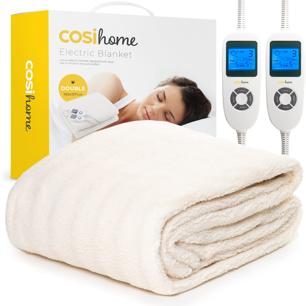 Dual Control Electric Blanket Double