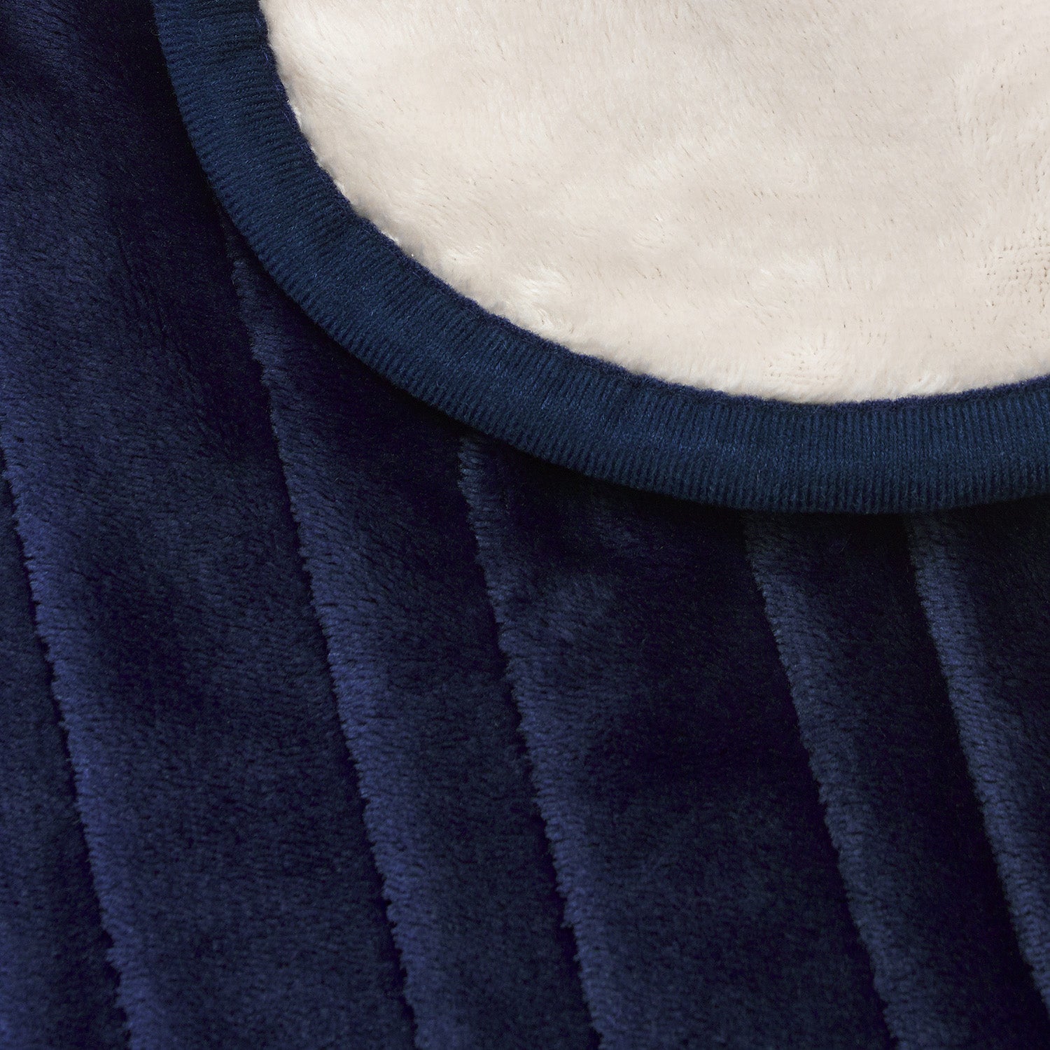 Fleece Electric Heated Throw - Navy