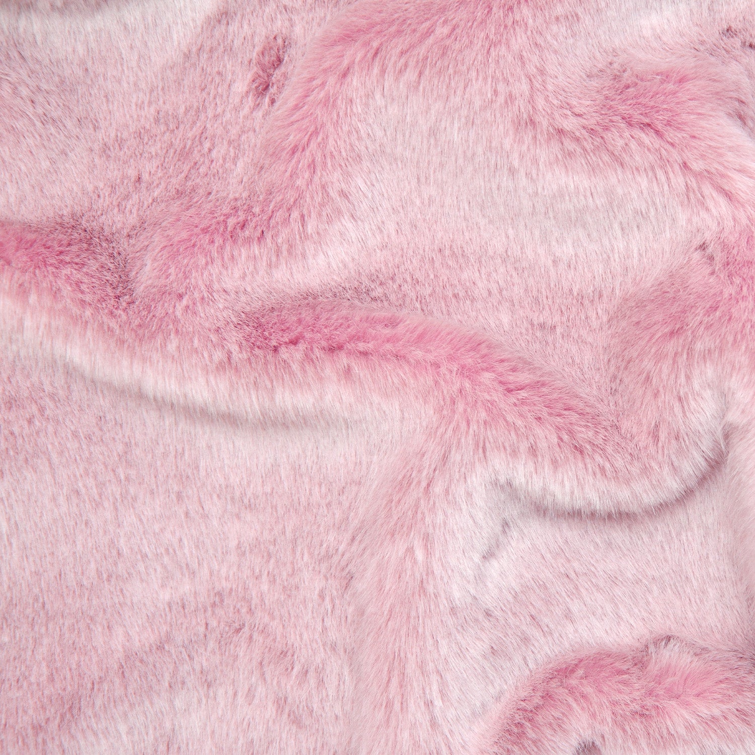 Luxury Faux Fur Electric Heated Throw - Pink