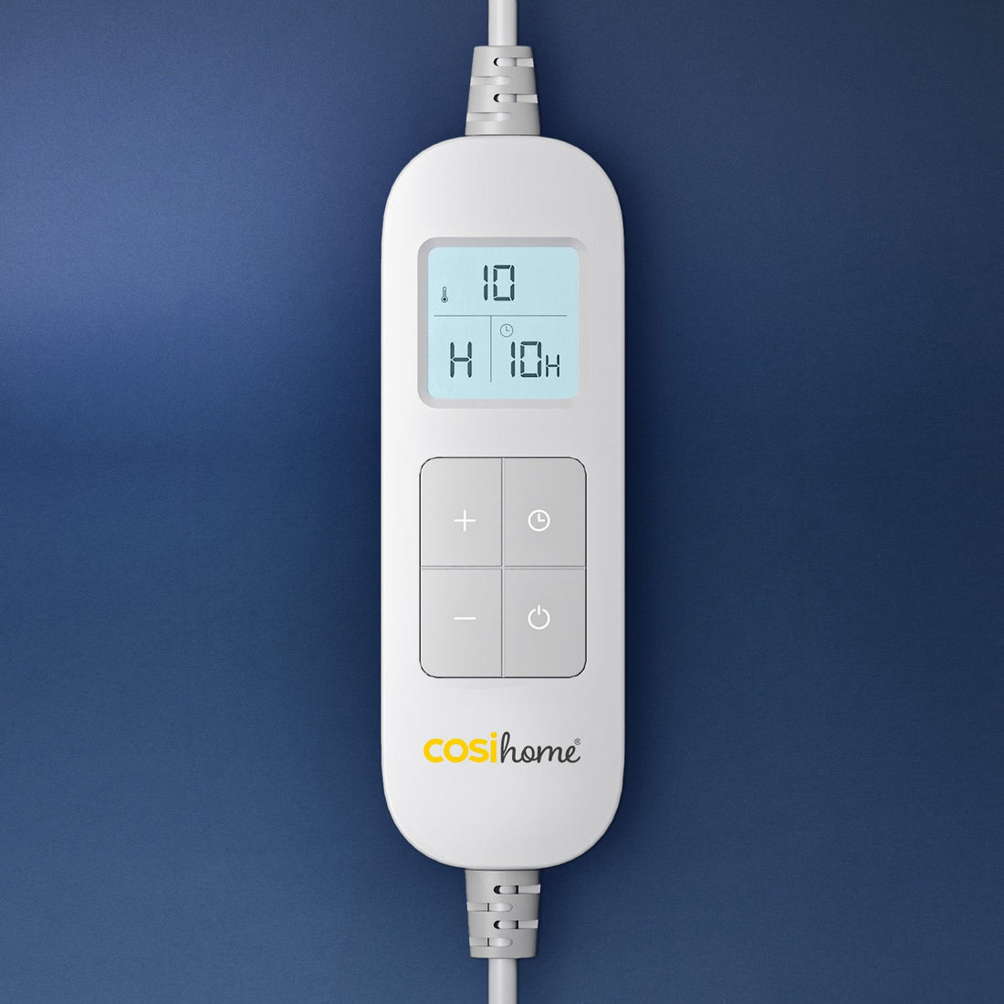 Fleece Electric Heated Throw Grey Free Next Day Delivery Cosi Home