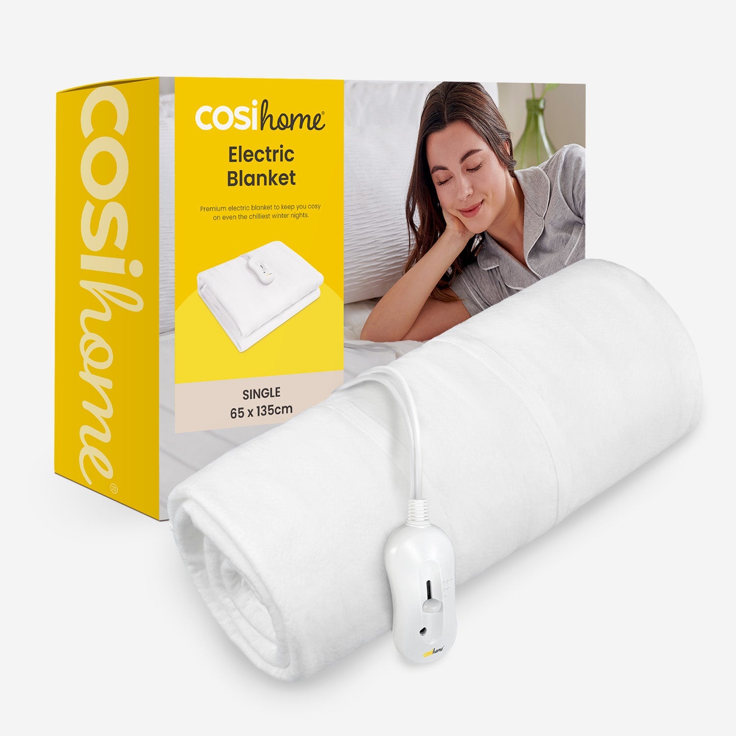 Premium Comfort Single Electric Blanket Control With 3 Heat Settings