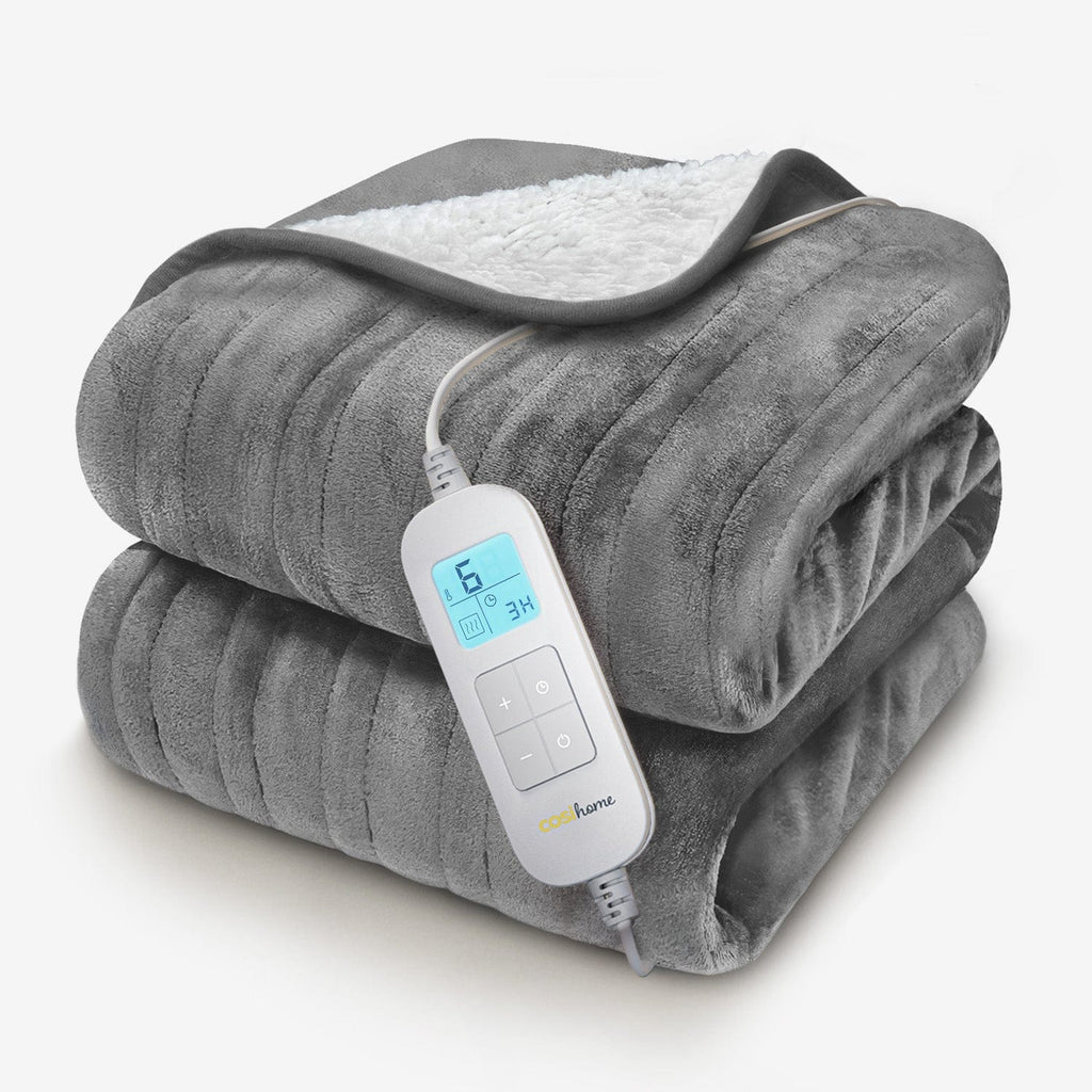 Fleece & Sherpa Electric Heated Throw